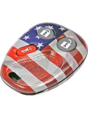 Keyless Entry Transmitter Cover for Select Models - Red, White, Blue Options